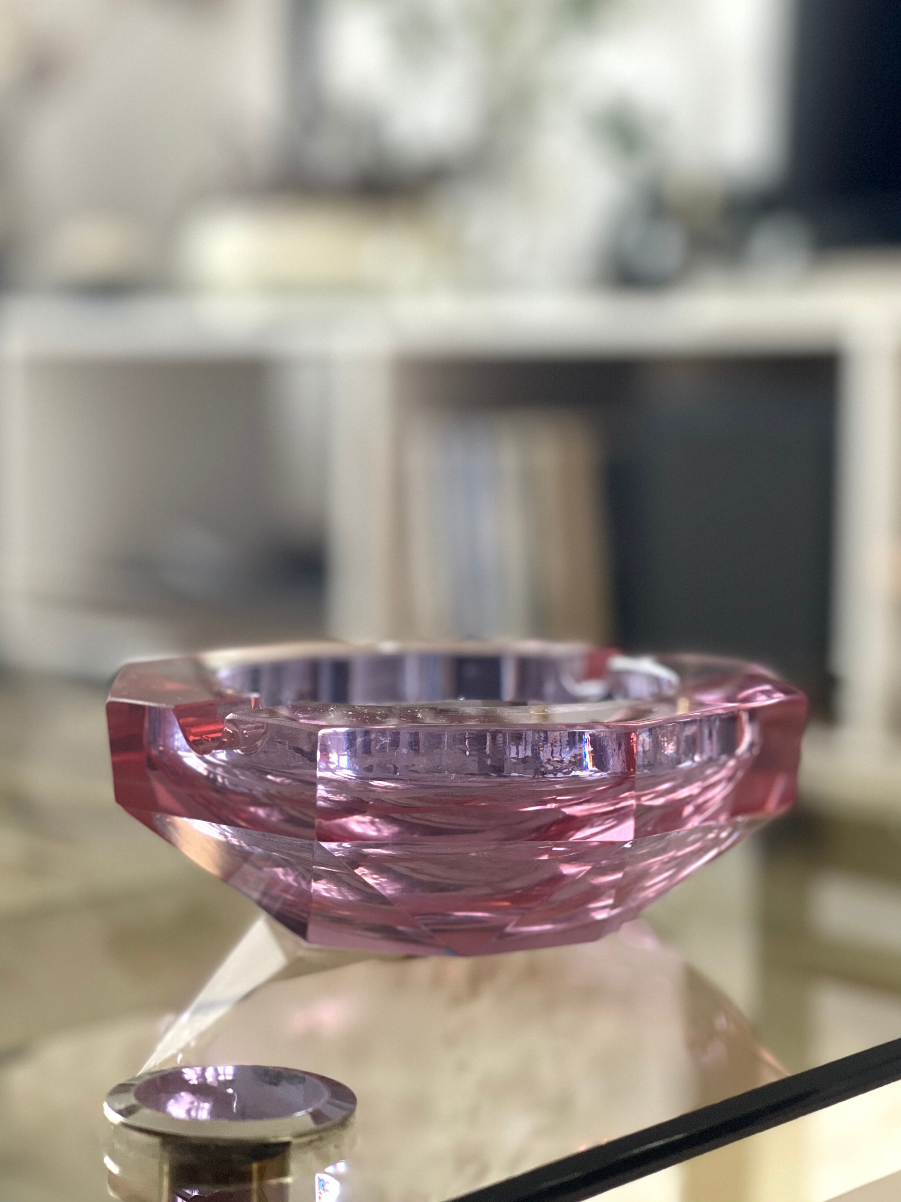 Crystal ashtray 1970