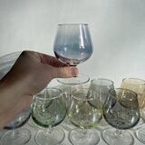Coffret de 10 verres à Cognac de Luminarc en verre coloré