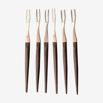 Box The crucible forks with vintage fondue