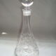 Service liqueur lancel cristal ciselé carafe + 6 verres
