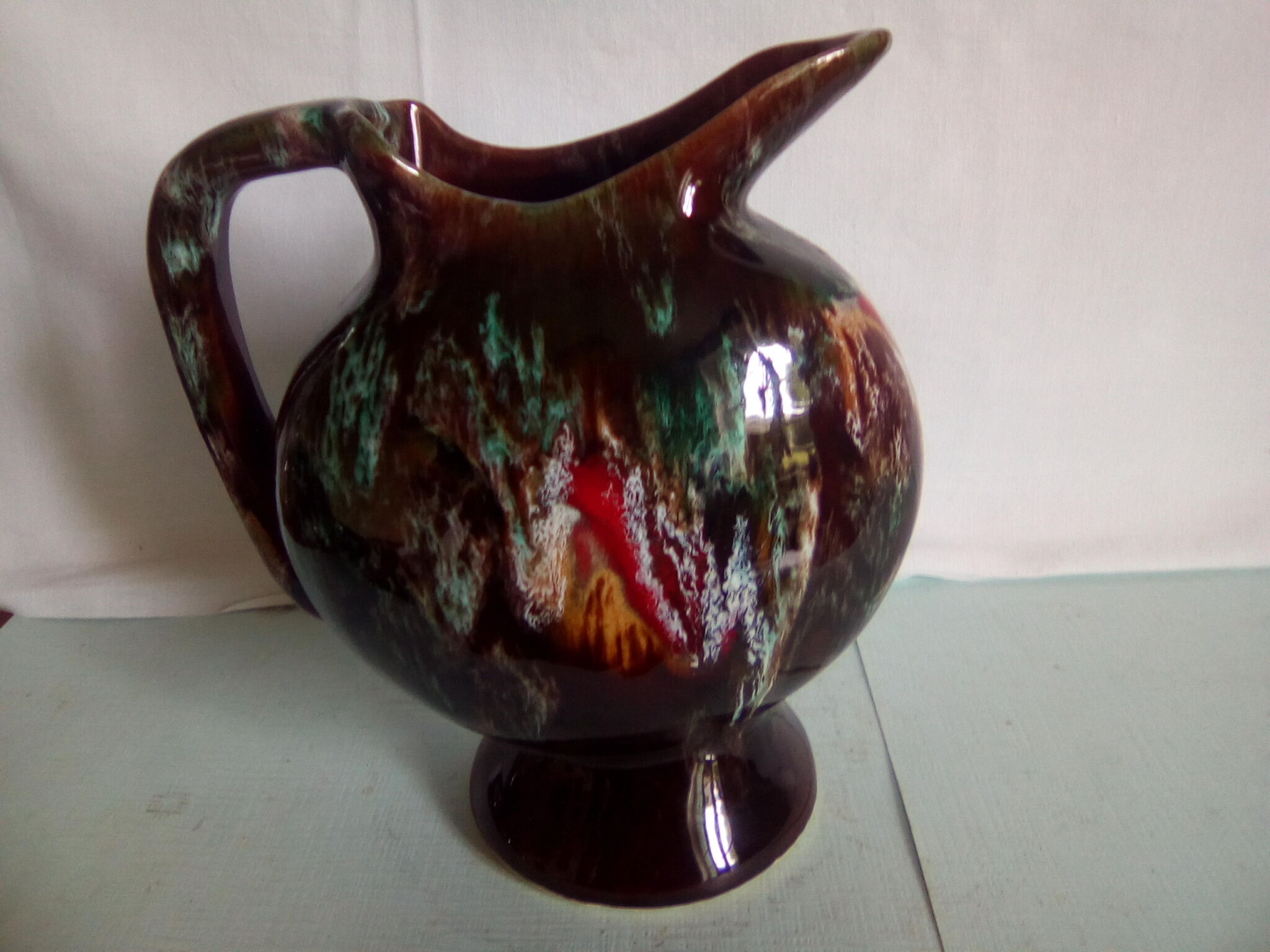 Ceramic pitcher of Vallauris 50s