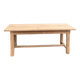 Grande table de ferme ancienne en chêne massif brut 