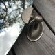 Oval mirror bevelled with removable metal media 43x60cm