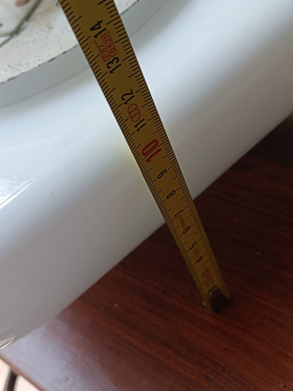 60' opaline wall light, ceiling light