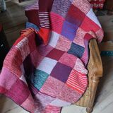 Patchwork wool blanket