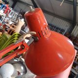 Vintage orange architect lamp 1960/70