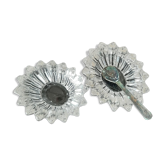 Set  sel poivre anciennes/ verre
