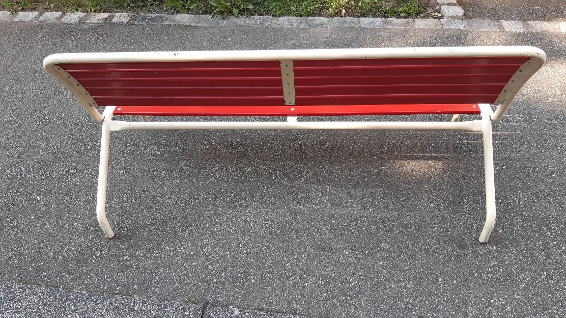 Foldable vintage garden bench