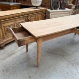 Oak farmhouse table from the early 20th century.