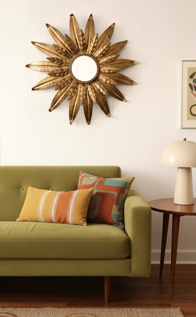 Espejo sol francés años 50