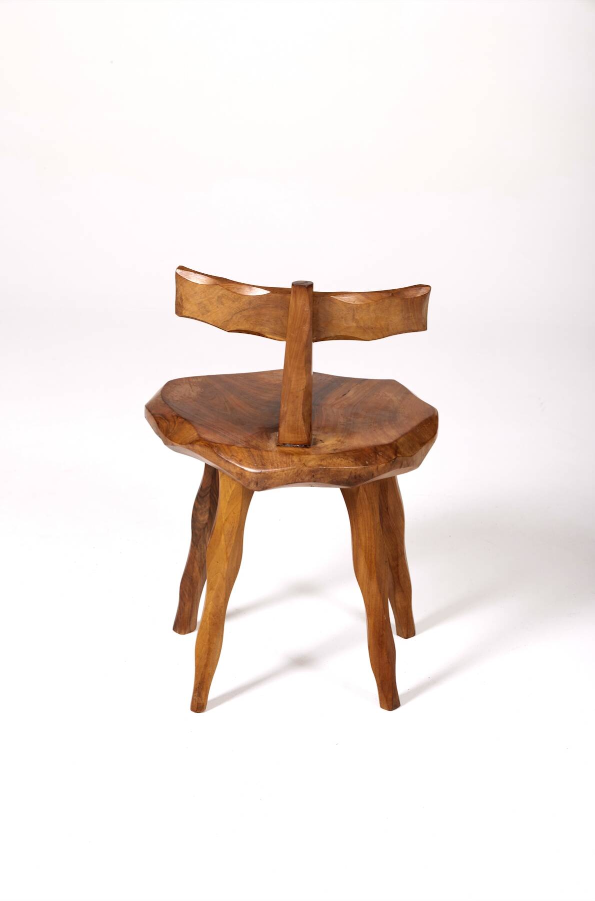 Butalist chair in olive tree, 1960s