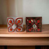 Vintage lava wall lamps