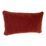 Red velvet cushion