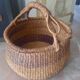 Panier ancien en osier souple