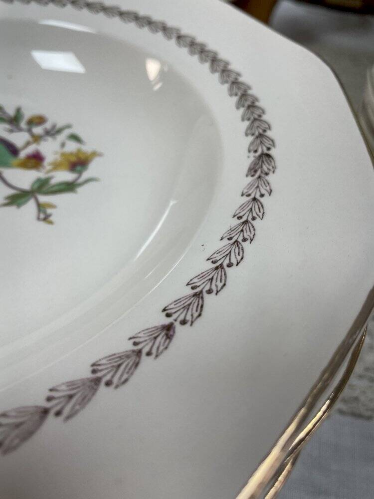 12 deep plates Digoin & Sarreguemines Nanteuil