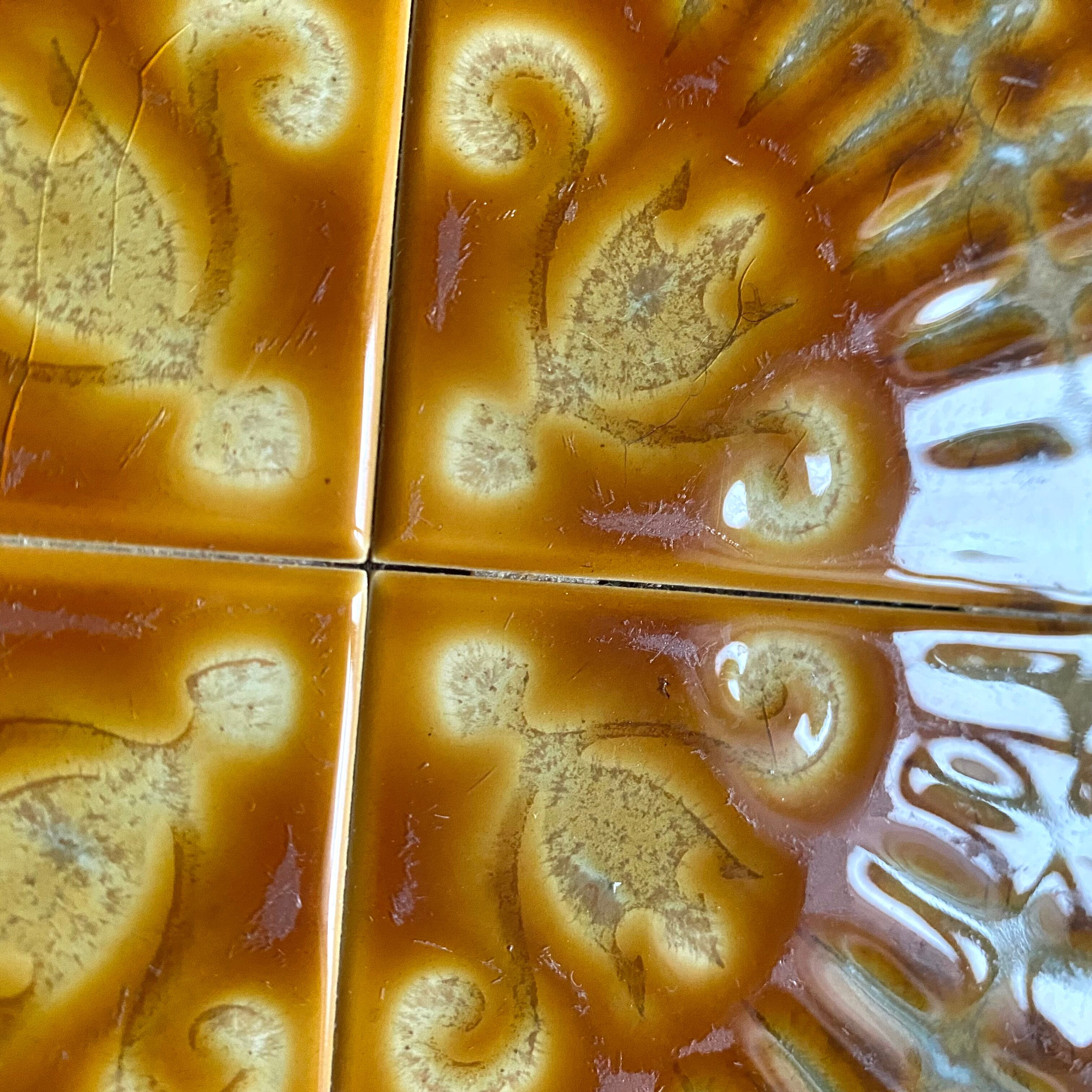 Vintage ceramic trivet