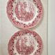 Set of 2 English porcelain plates - Grindley Staffordshire
