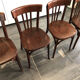 Suite de 4 chaises de bistrot Baumann vintage