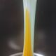 Large blown glass vase, artistic glassware from the 1970s.