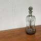 Large Danish Kluk Kluk Bottle in Glass from Holmegaard, 1970s
