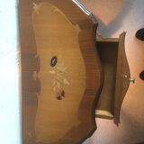 Old half-moon console