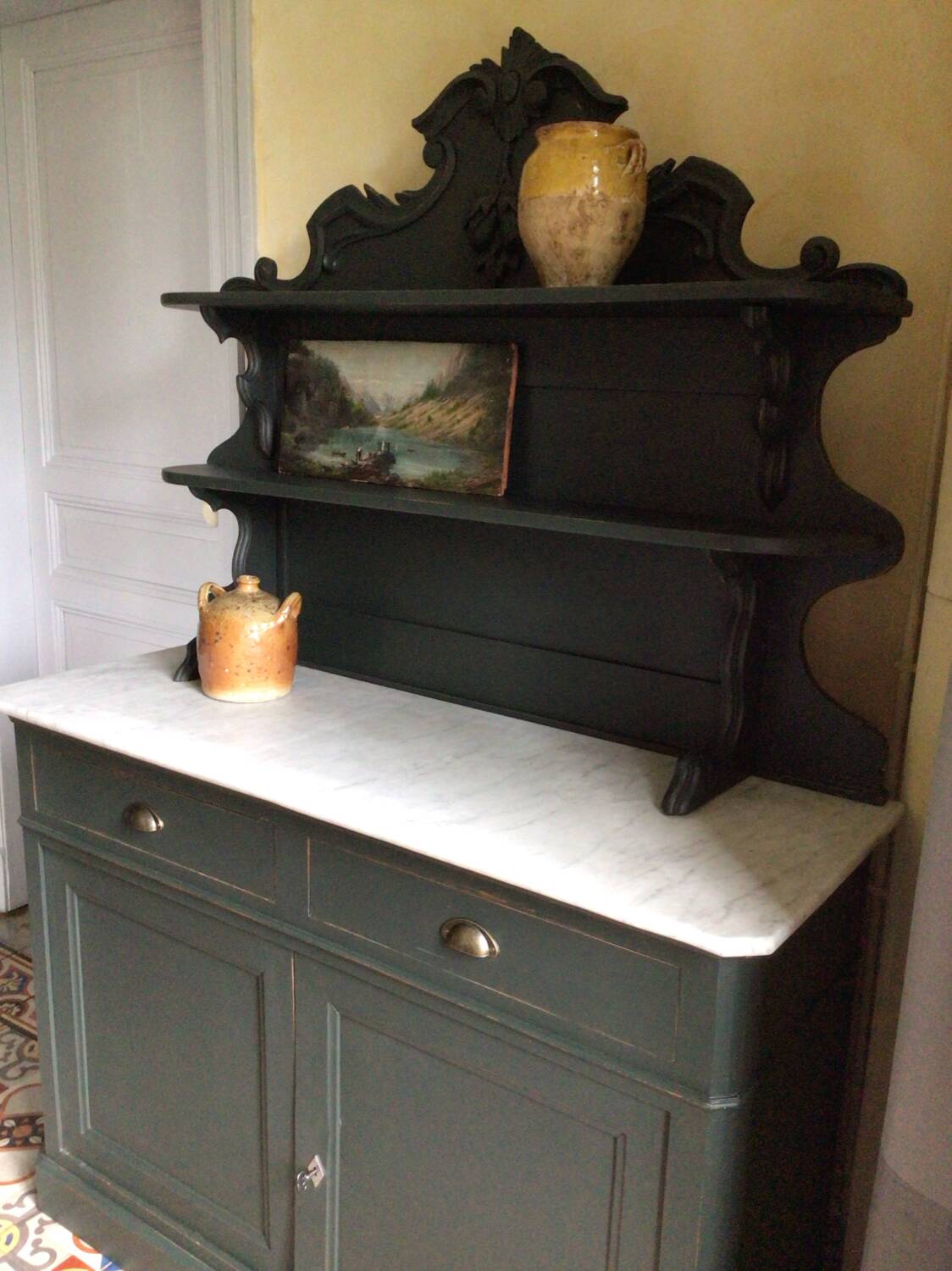 Saint hubert english green buffet