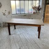 Solid oak farmhouse table 185cm