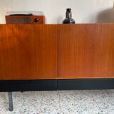 Asymmetrical vintage teak row