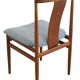 Set van 4 Henning Sørensen voor Danex eetkamerstoelen 'Vordingborg'