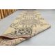 1970s Vintage Turkish Hand-Knotted Wool Cotton Orange Runner Rug 85x352
