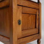 French Art Deco Night Stand with blue stone top, ca. 1920
