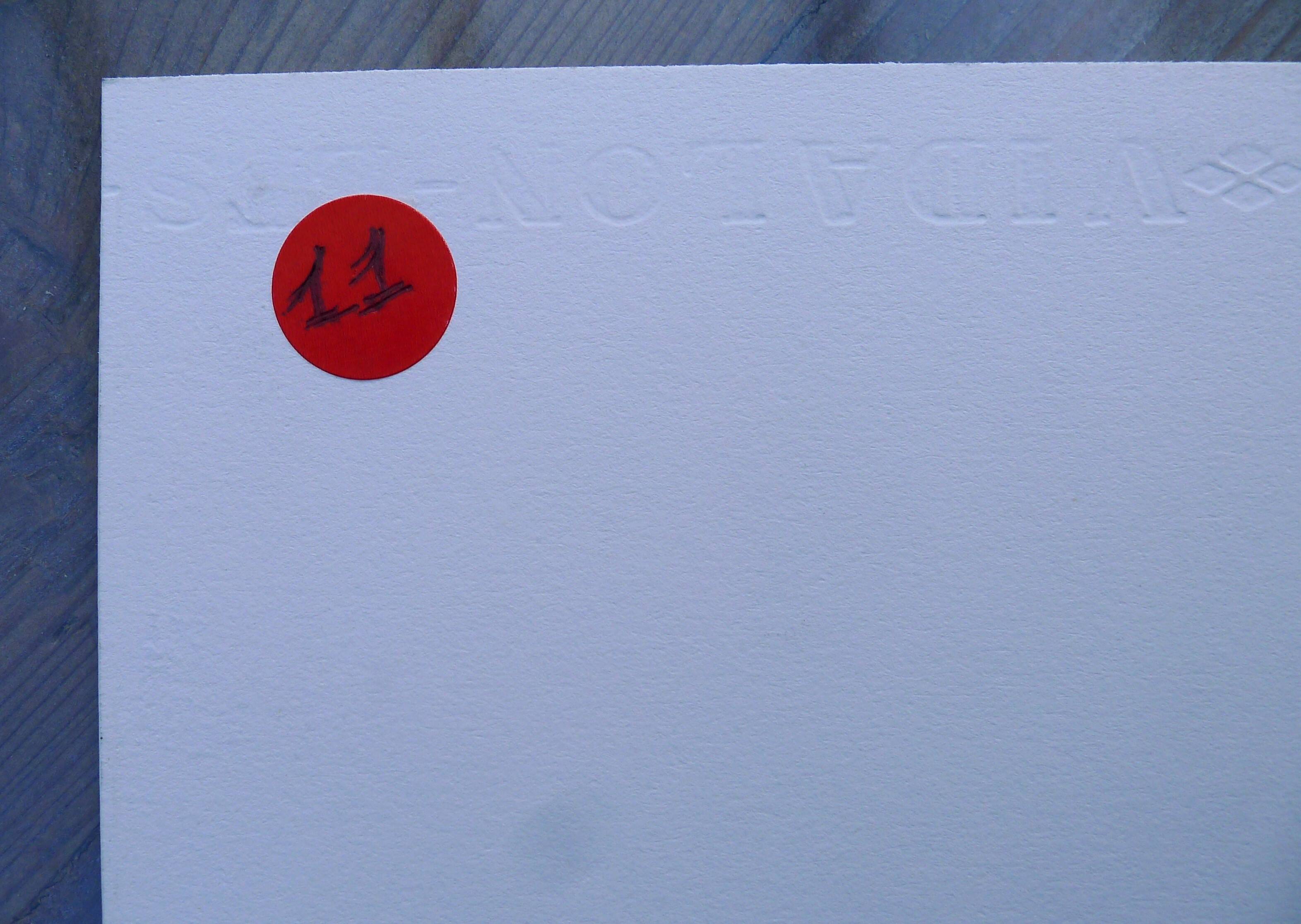 Original drawing in black chalk by Jean Villette (1913-2005)