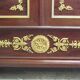 Acajou Library of Cuba Scd Empire decorated with 50 gilded bronzes