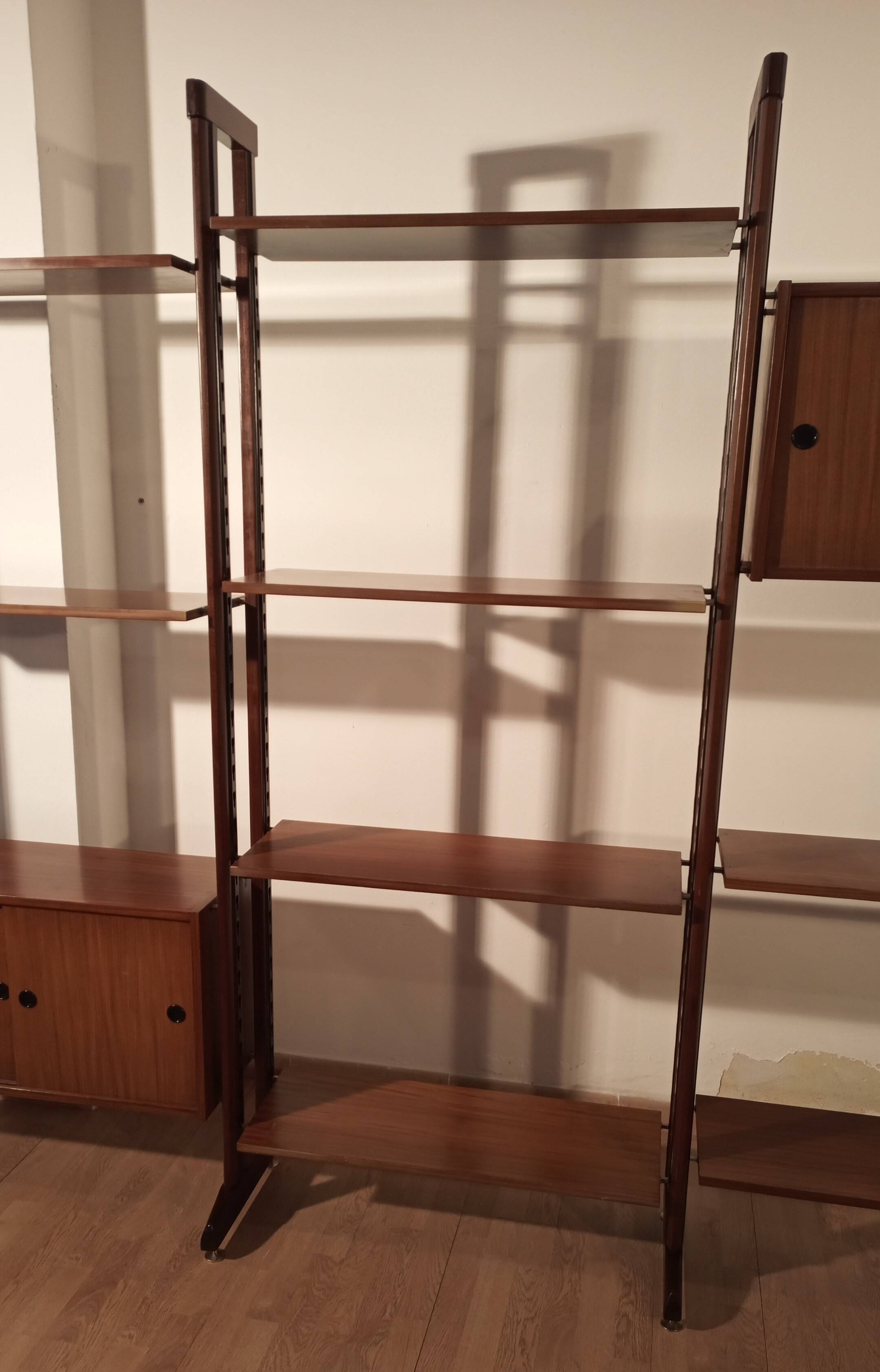 Vintage Modular Teak Bookcase, 1960s