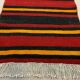 Old Turkish narrow Kilim Runner 275x54 cm, shabby chic, vintage kelim Red Black