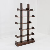 Vintage brutalist shelving unit bookcase 1970s