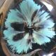 Vintage enamelled ceramic ashtray