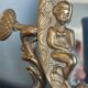 Ancient mirror psyche in bronze