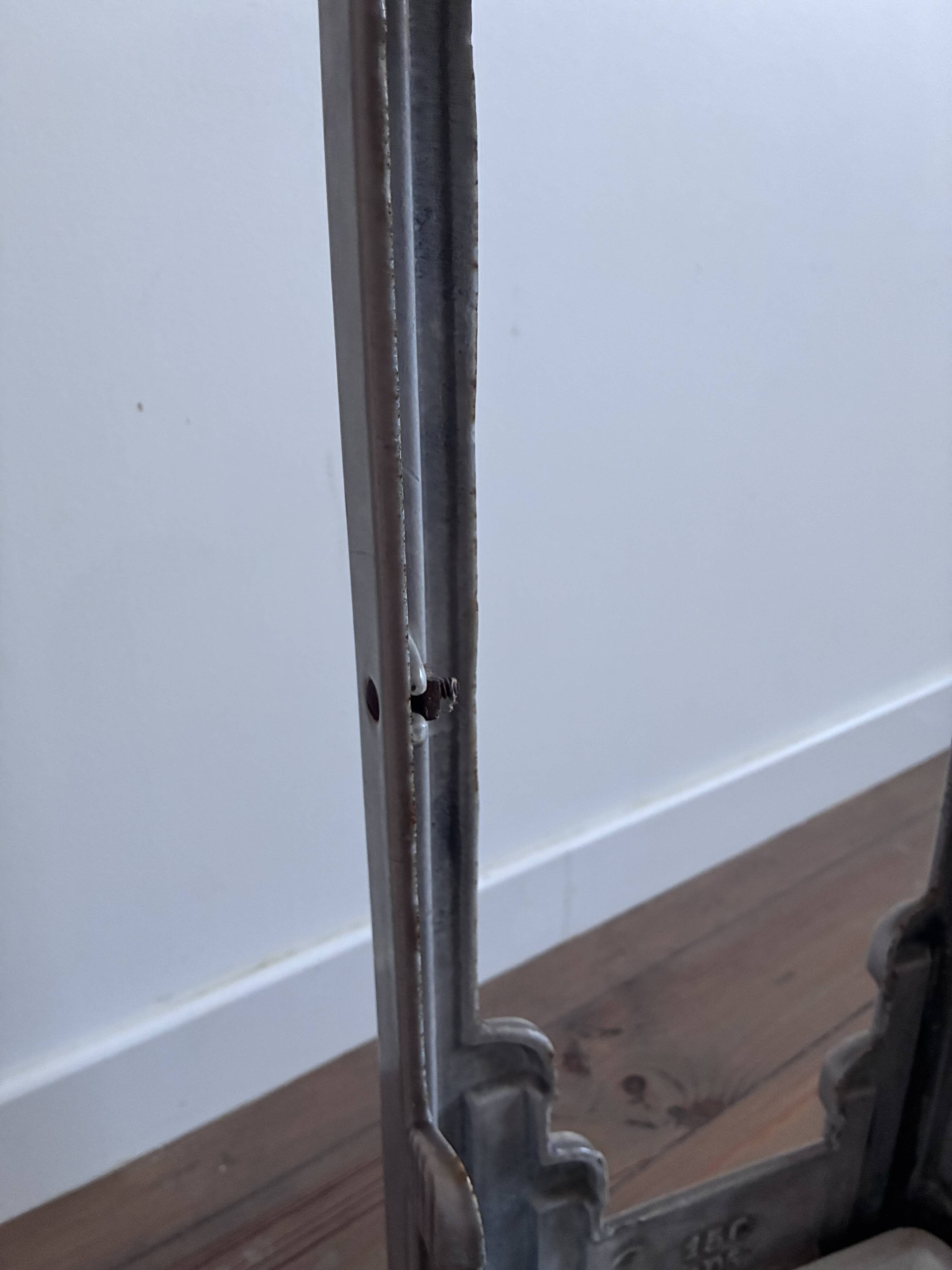 Art Deco umbrella stand from the 1930s, cast iron.