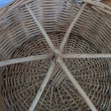 Wicker bottle basket