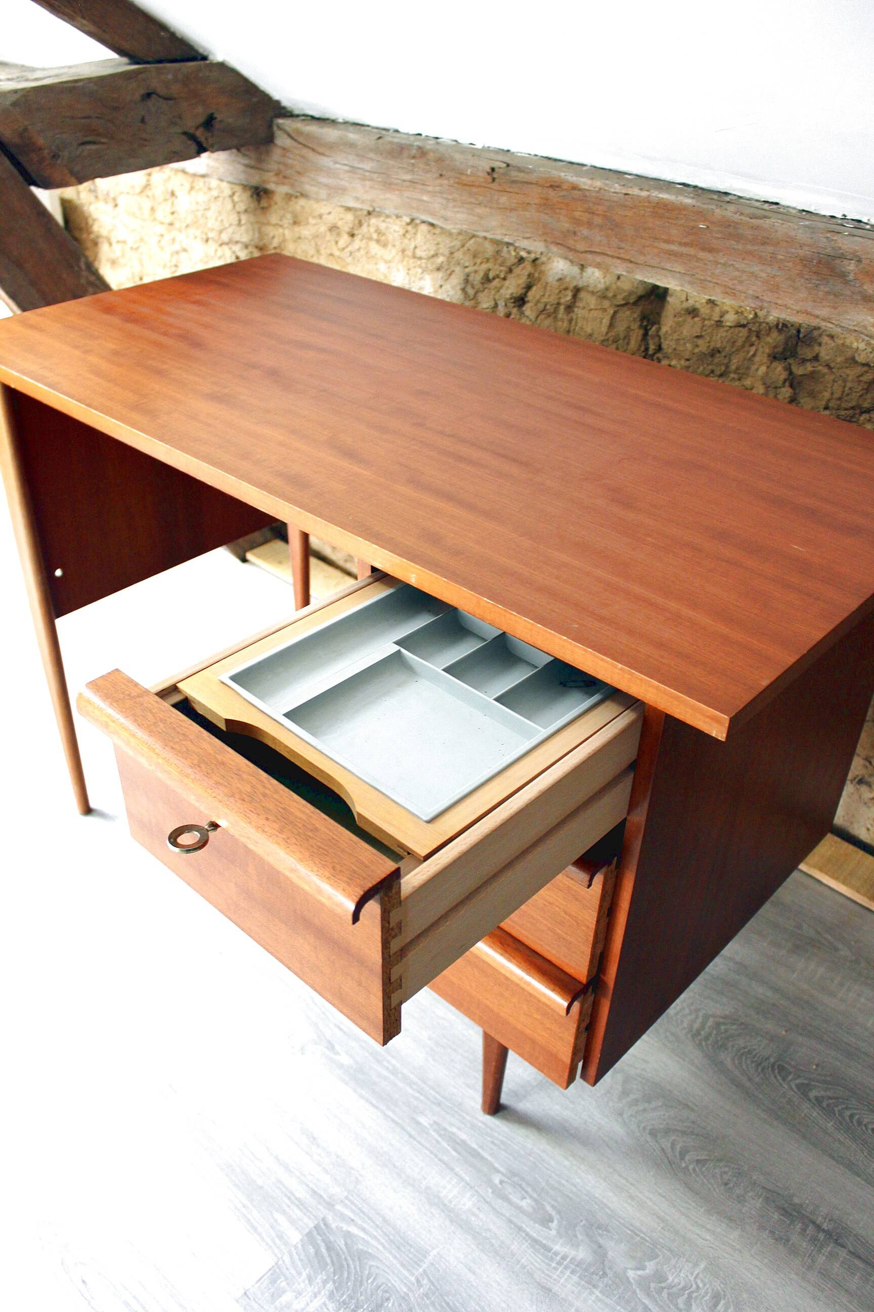 Vintage Scandinavian desk from the 1960s.