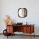 Danish desk from the 1960s by Erik Brouer – solid teak