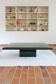 Green coffee table attributed to Jean-Claude Mahey, Roche Bobois.