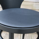 5 chairs baumann black seagull black skaï black