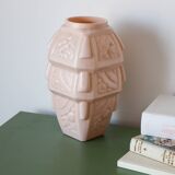 Muller Brothers pale pink art deco vase