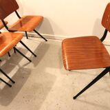 Industrial dining chairs by Marko, model Compass Leg