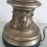 Large metal vine leaf lamp base