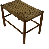 Vintage Stool Danish Papercord Rope small Stool Mid Century