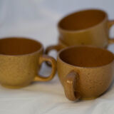Set of 4 sandstone cups