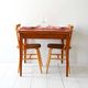 1960s Vintage Scandinavian Square Teak Dining Table